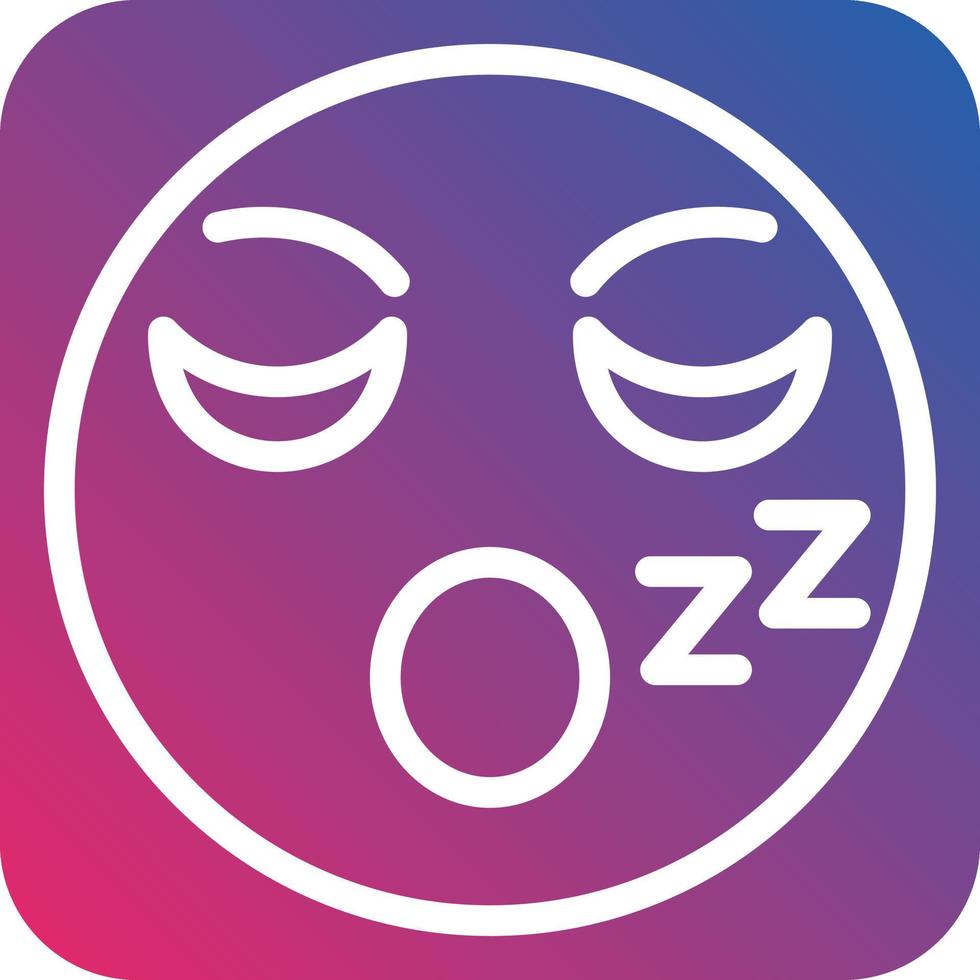 Sleepy Icon Style vector