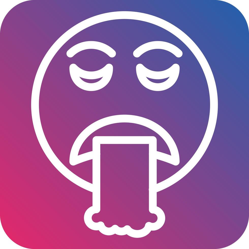 Puke Icon Style vector