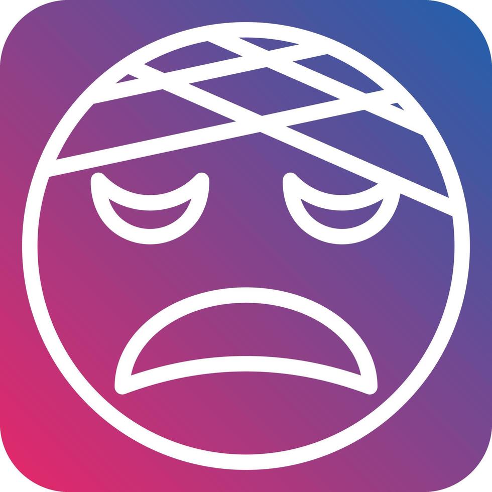 Injured Icon Style vector