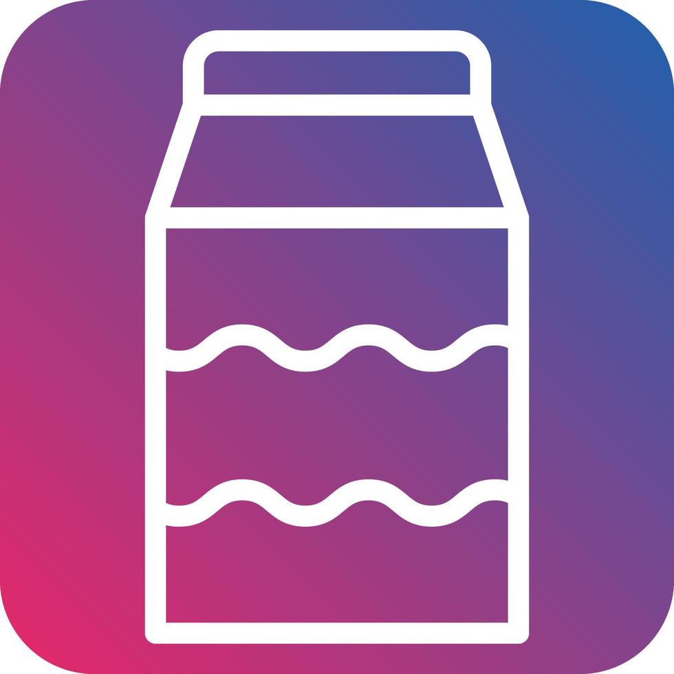 estilo de icono de leche vector