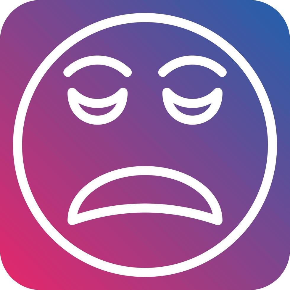 Disappointed Icon Style vector