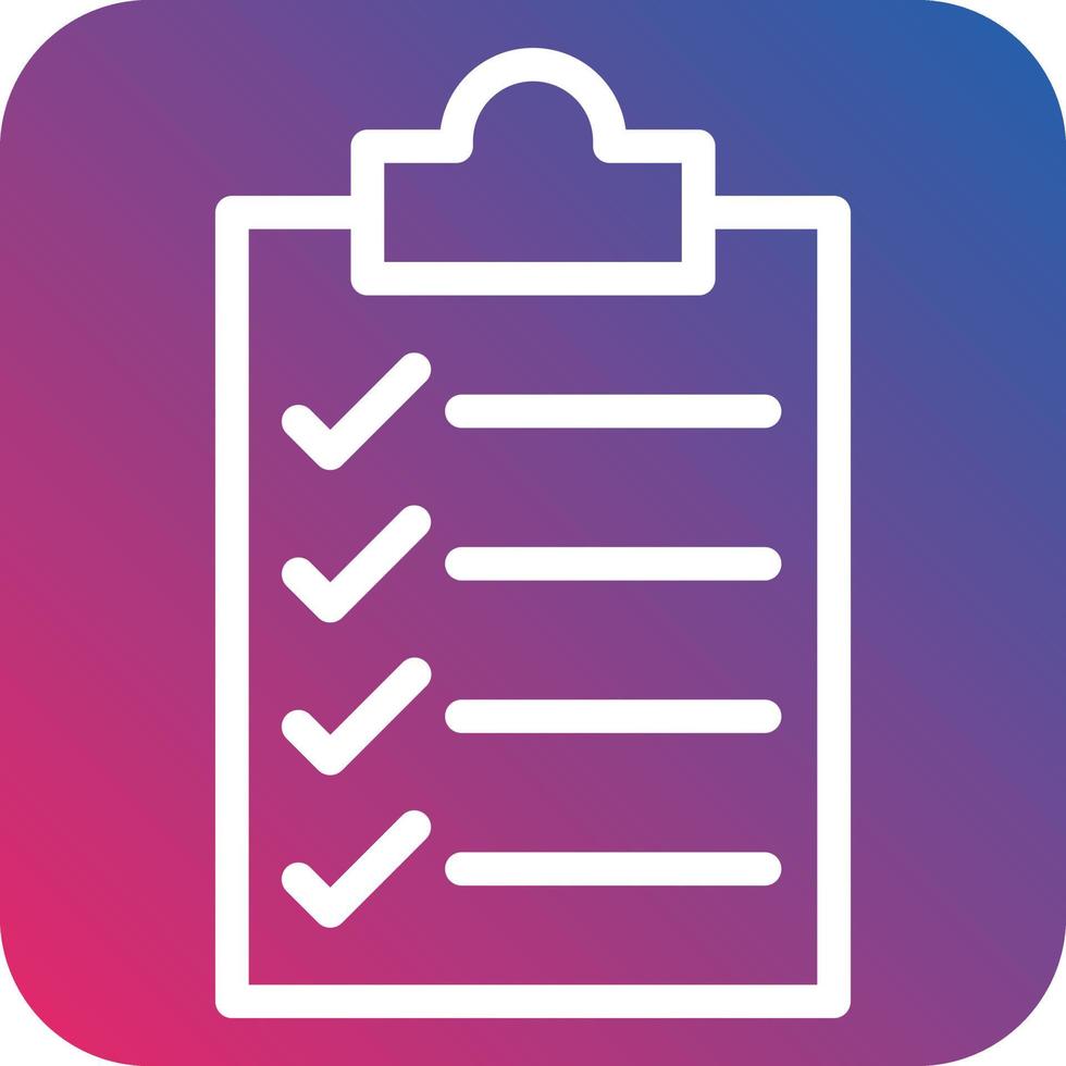 checklist Icon Style vector