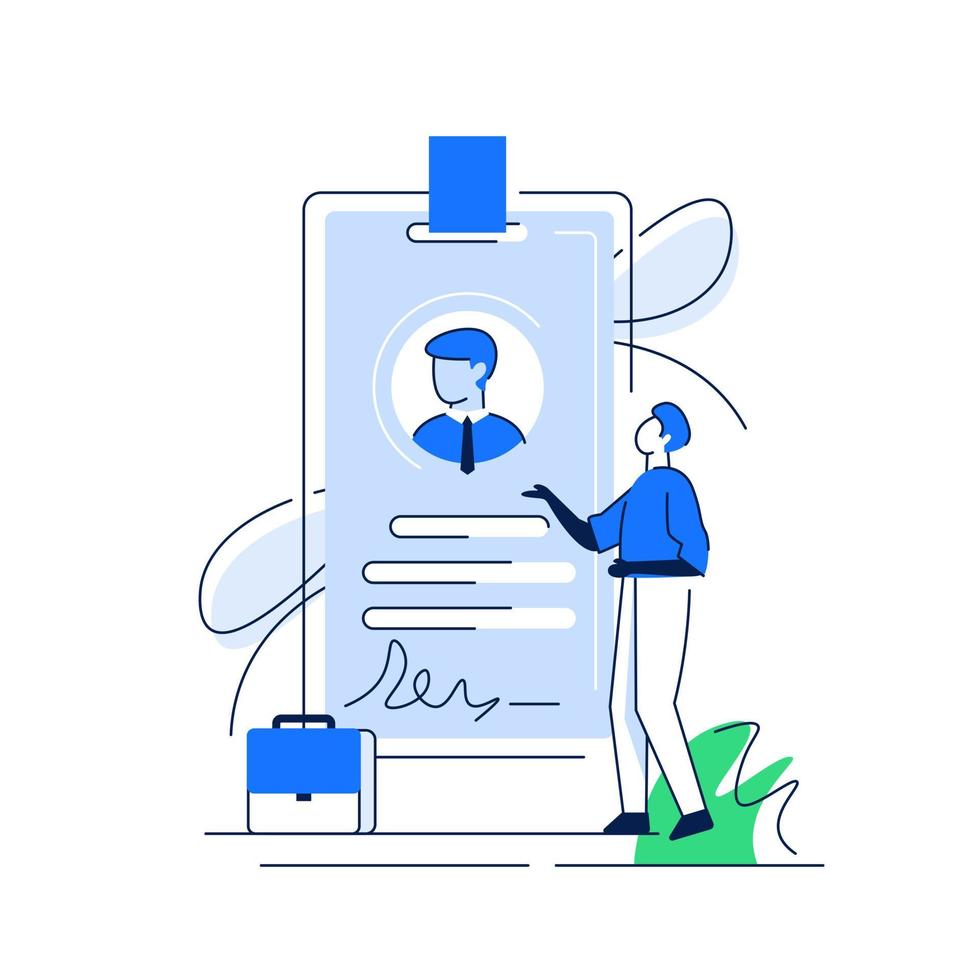 HR service abstract concept vector illustration set. Apply for job, job seekers, career advice, hiring, start career, search for work, employee profile