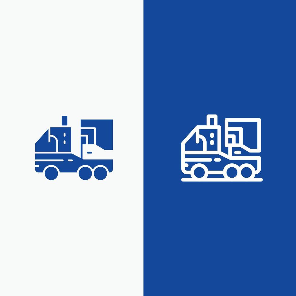 Artificial Biology Digital Leaf Life Line and Glyph Solid icon Blue banner Line and Glyph Solid icon vector
