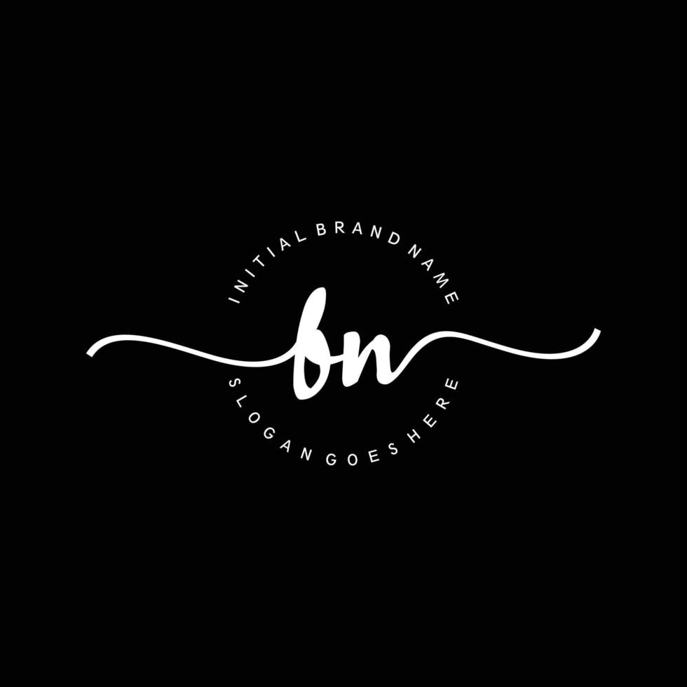 Initial BN handwriting logo template vector 13193957 Vector Art at Vecteezy Initial BN handwriting logo template vector 13193957 Vector Art at Vecteezy