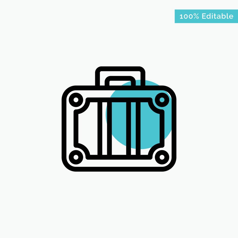Beach Holiday Transportation Travel turquoise highlight circle point Vector icon