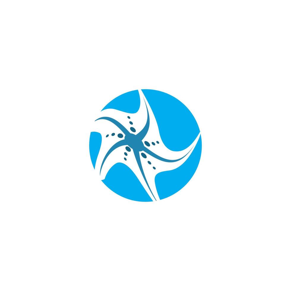 Star sea vector icon illustration design