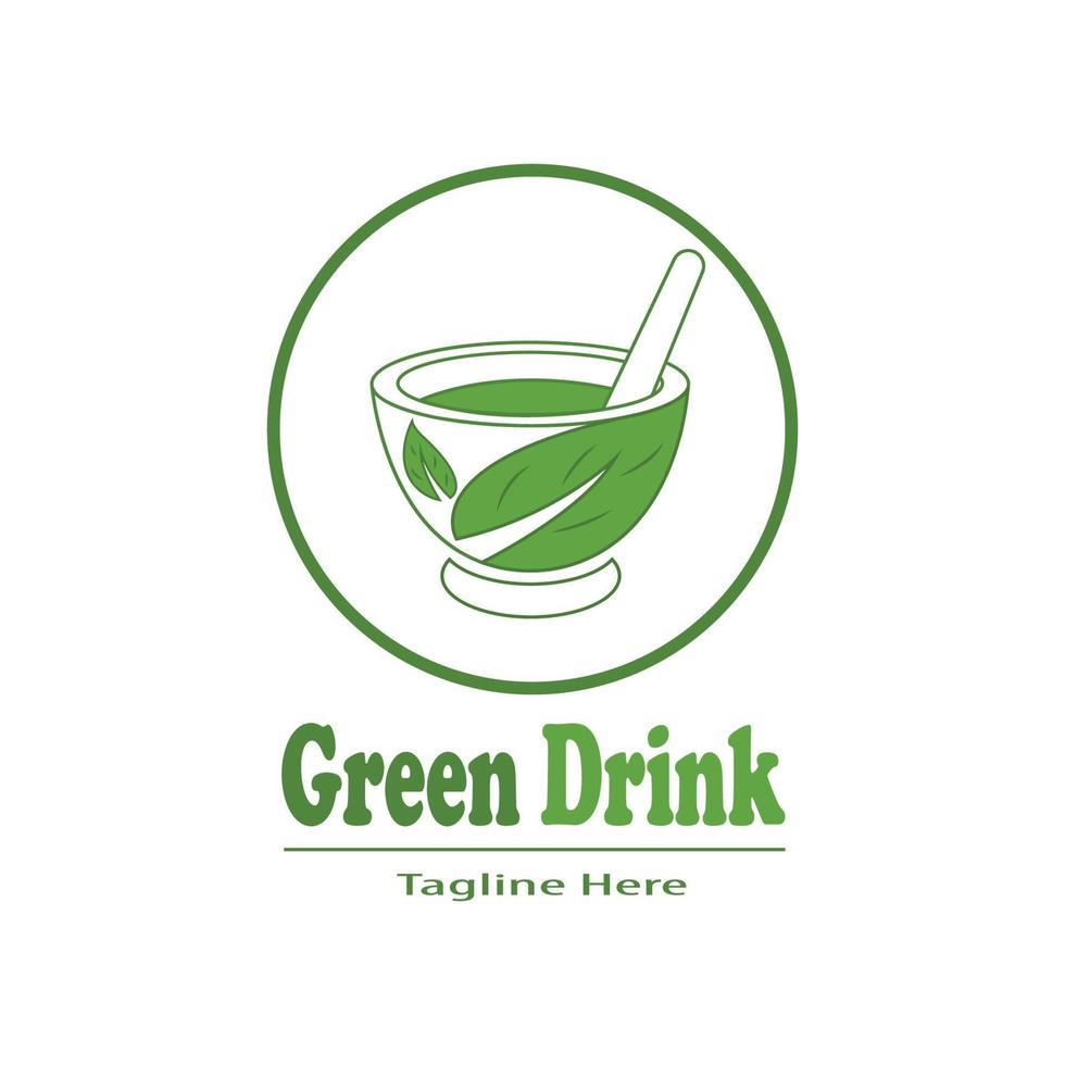 Set bowl and leaf, healthy food logo business branding package template designs inspiration isolated vector