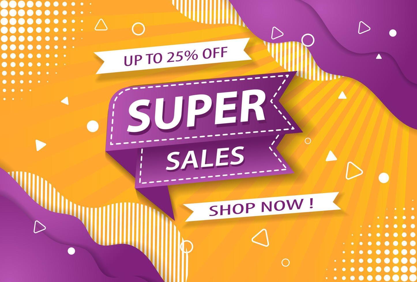 Web banners super sale vector