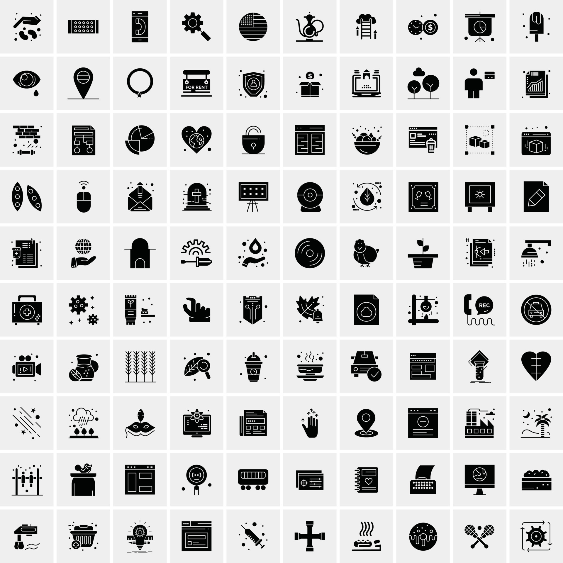 Set Of 100 Universal Solid Icons 13195551 Vector Art At Vecteezy set-of-100-universal-solid-icons-13195551-vector-art-at-vecteezy