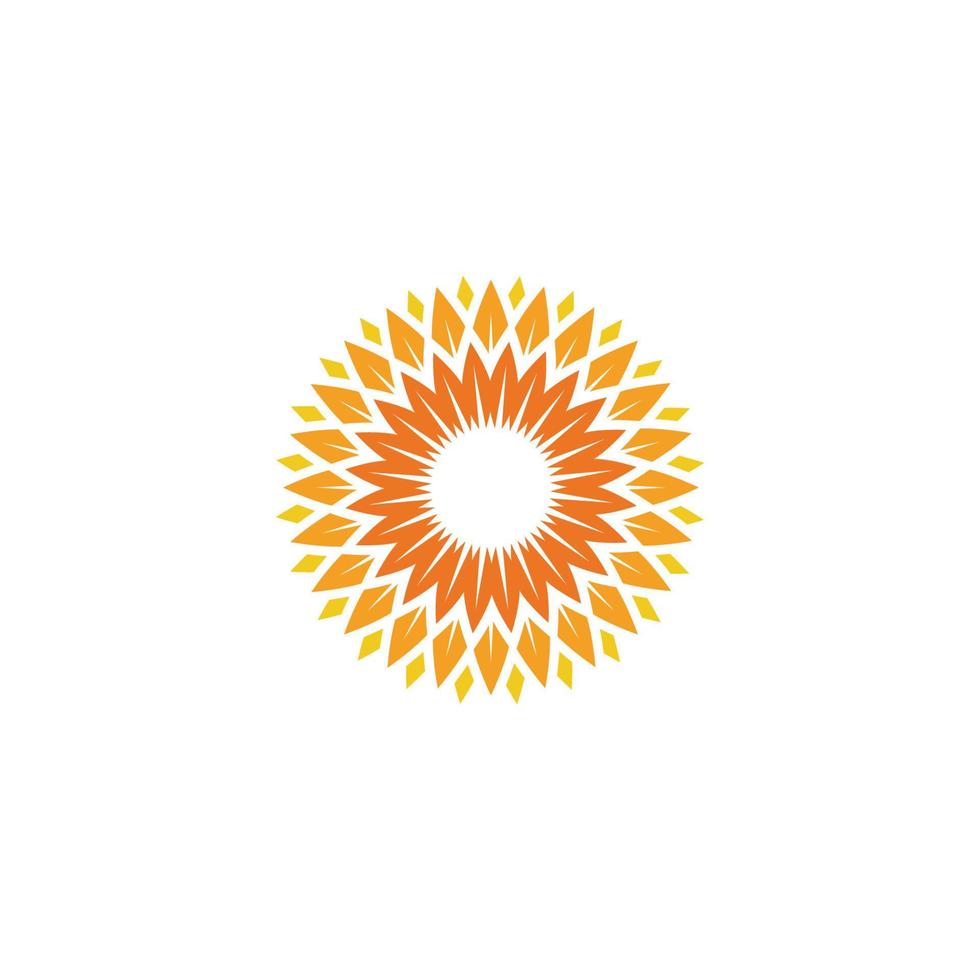 sunflower vector icon design