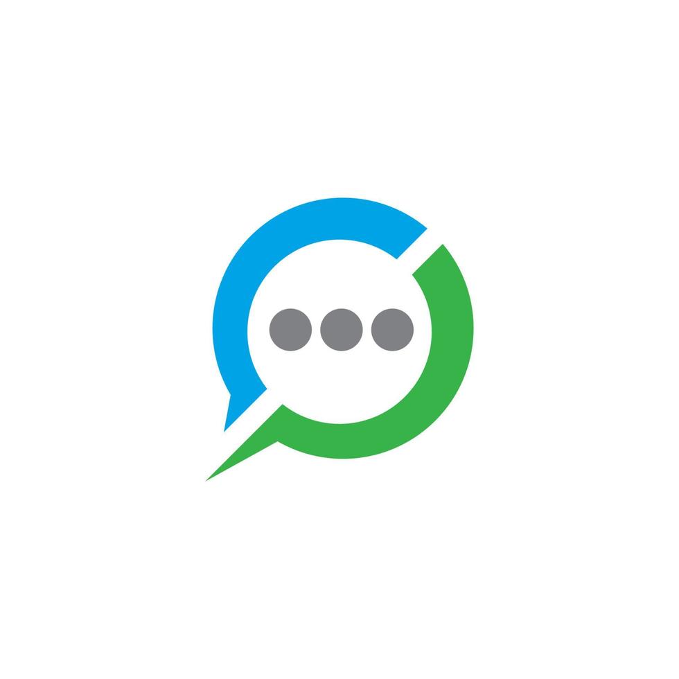 Speech bubble icon vector illustration