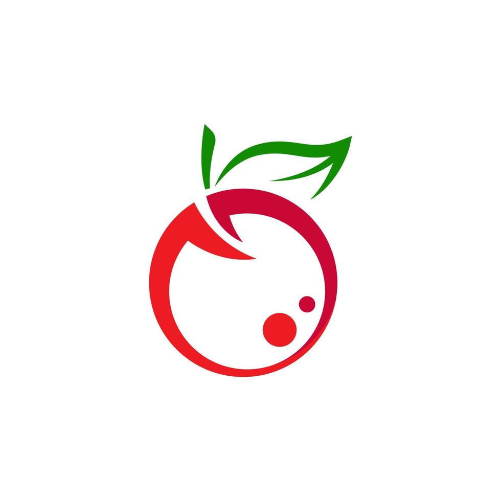 Cherry Icon vector Illustration