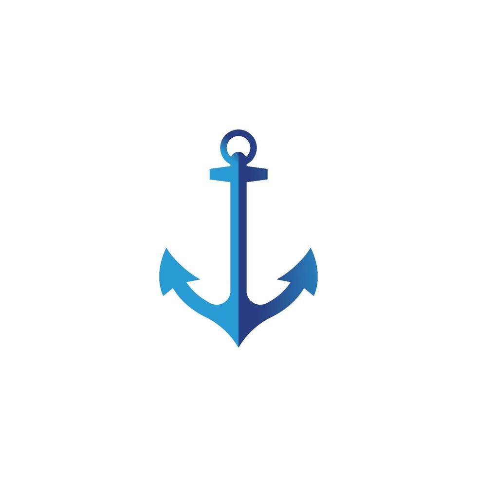 Anchor icon Logo Template vector