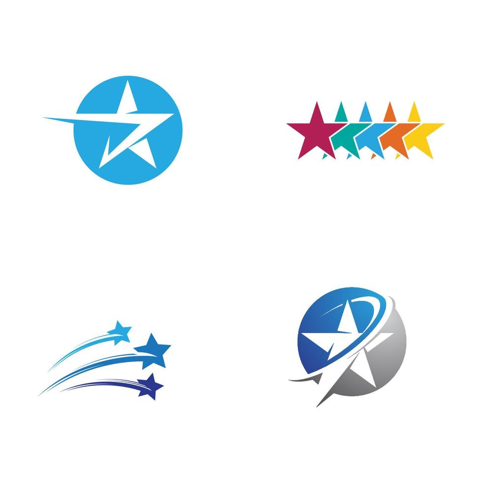 Star icon Template vector