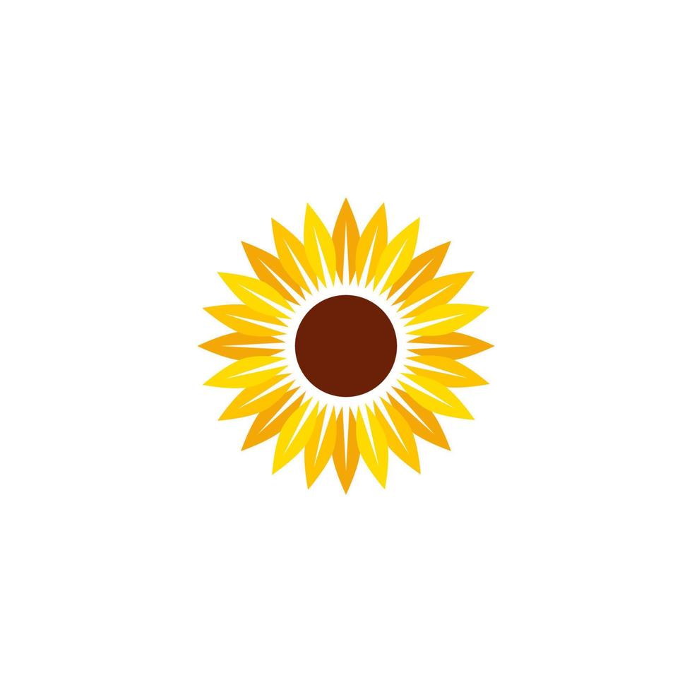 sunflower vector icon design
