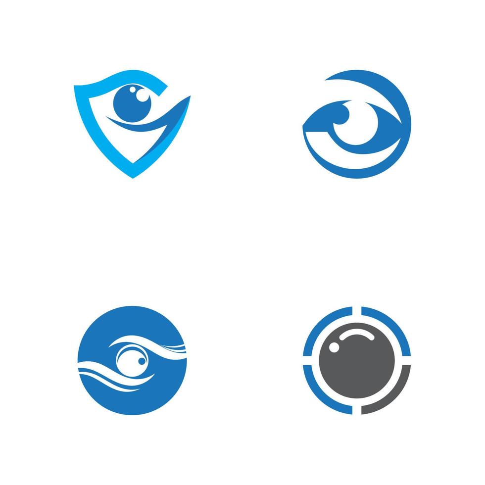 Eye Care vector logo design