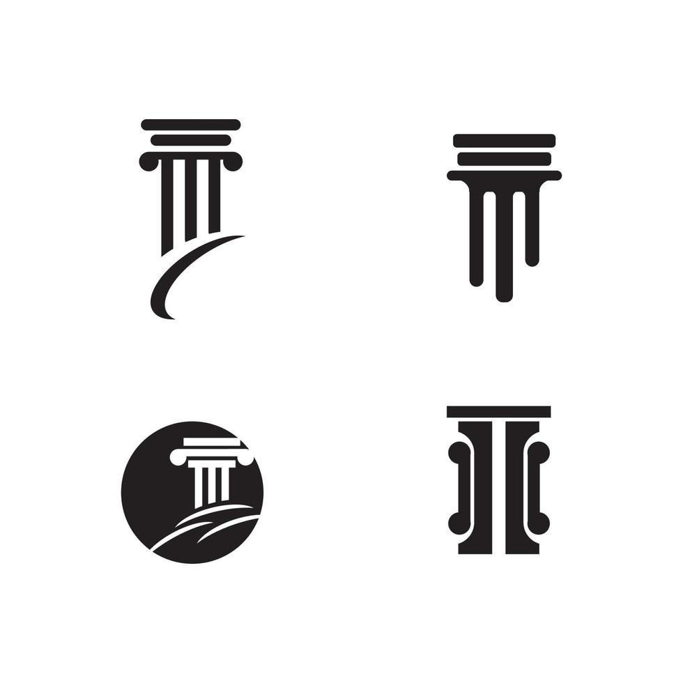 Column icon Template vector illustration