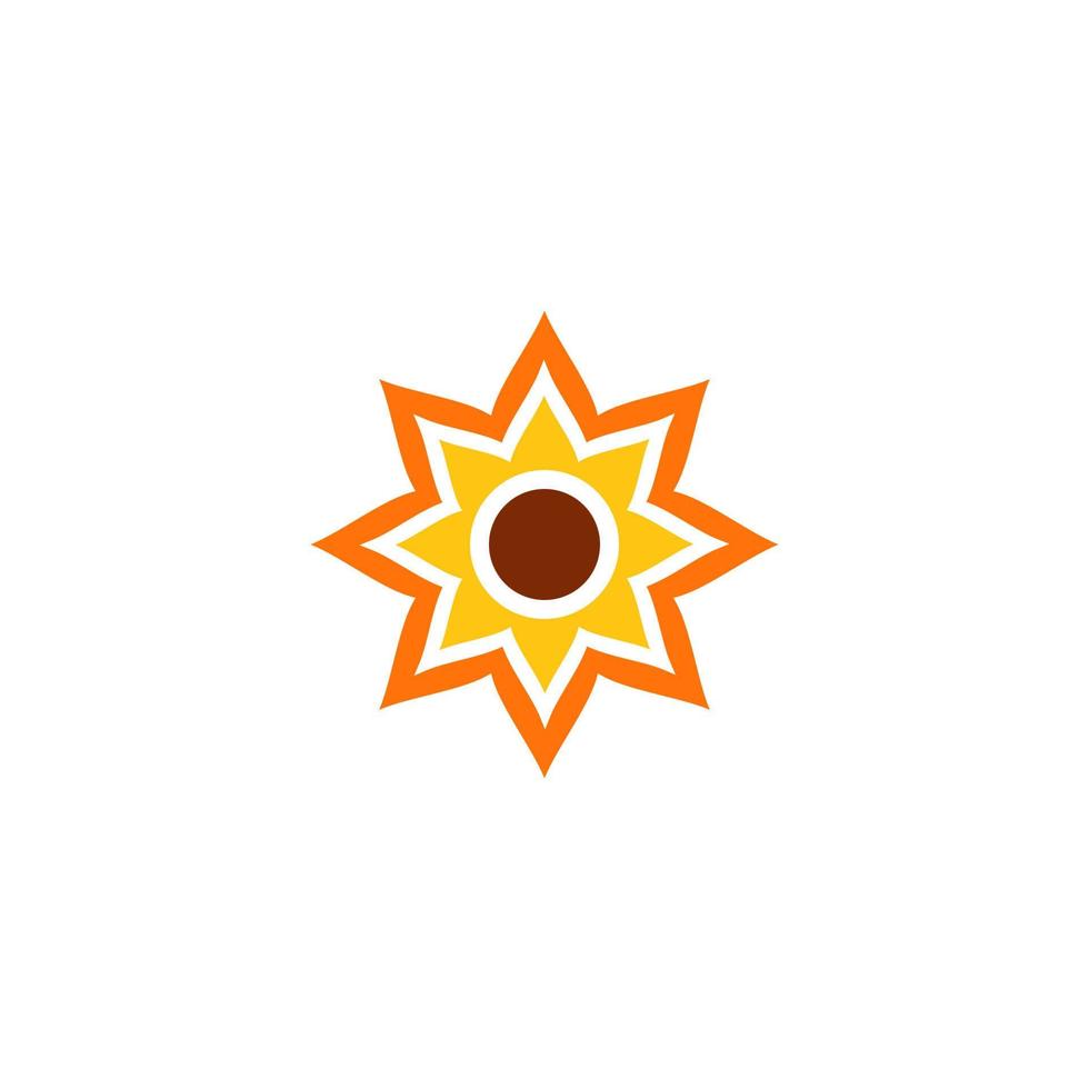 sunflower vector icon design