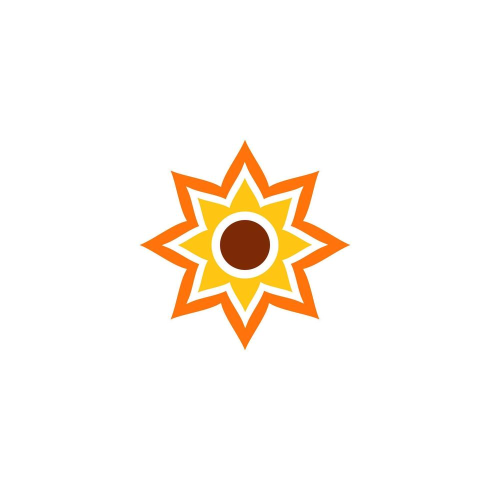 sunflower vector icon design