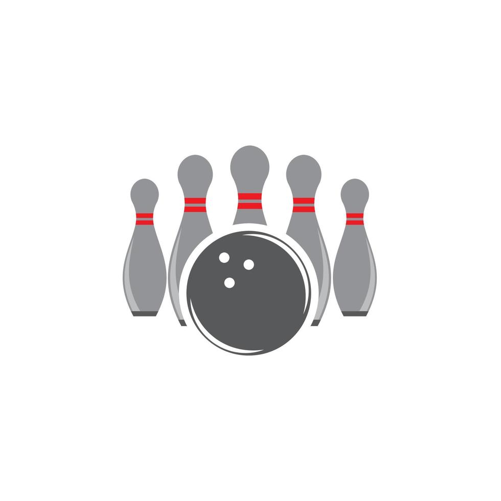 Bowling icon Template vector