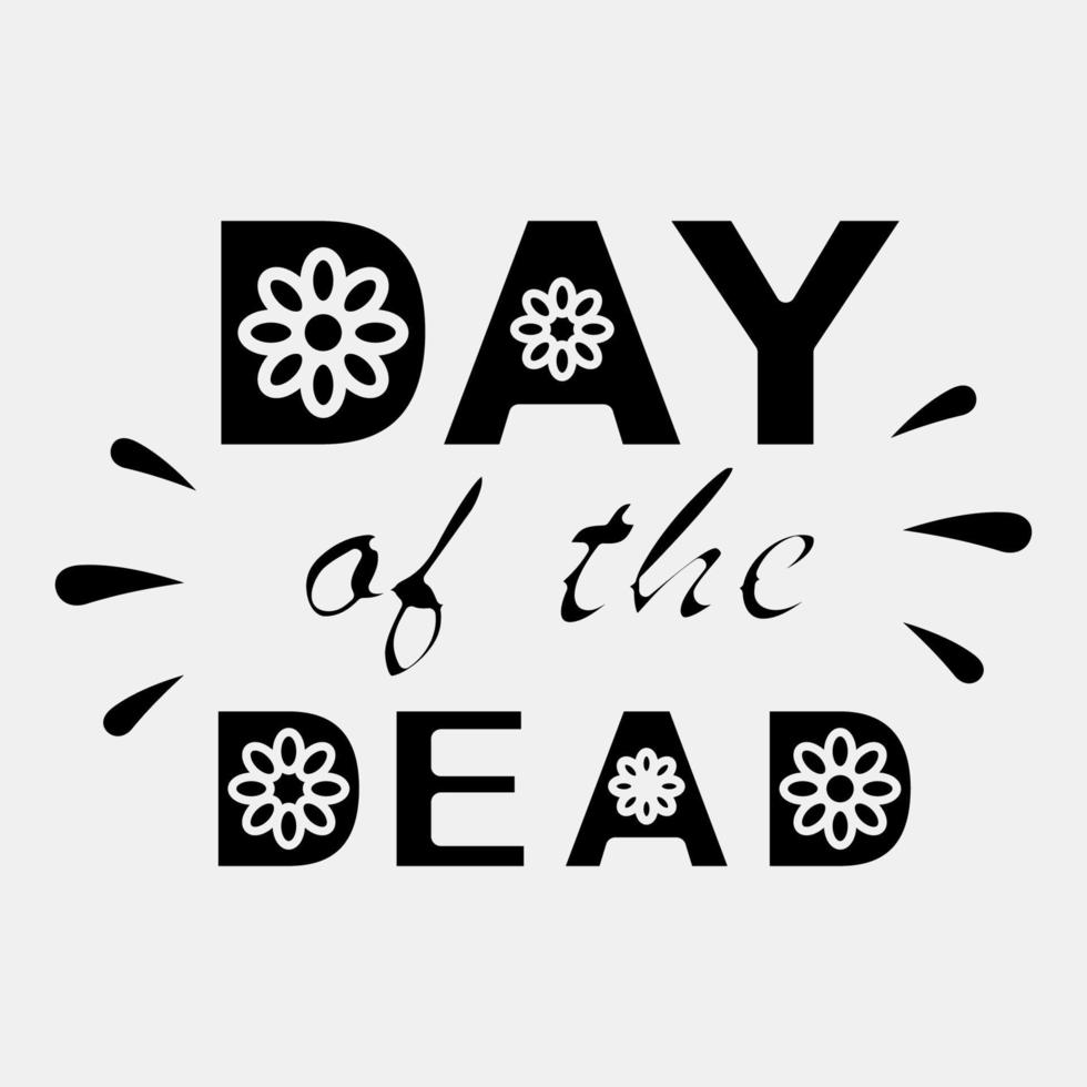 Icon day of the dead. Day of the dead celebration elements. Icons in glyph style. Good for prints, posters, logo, party decoration, greeting card, etc. 1 vector