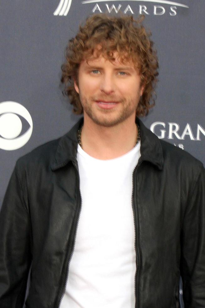 LAS VEGAS - APR 3 - Dierks Bentley arriving at the Academy of Country Music Awards 2011 at MGM Grand Garden Arena on April 3, 2010 in Las Vegas, NV photo