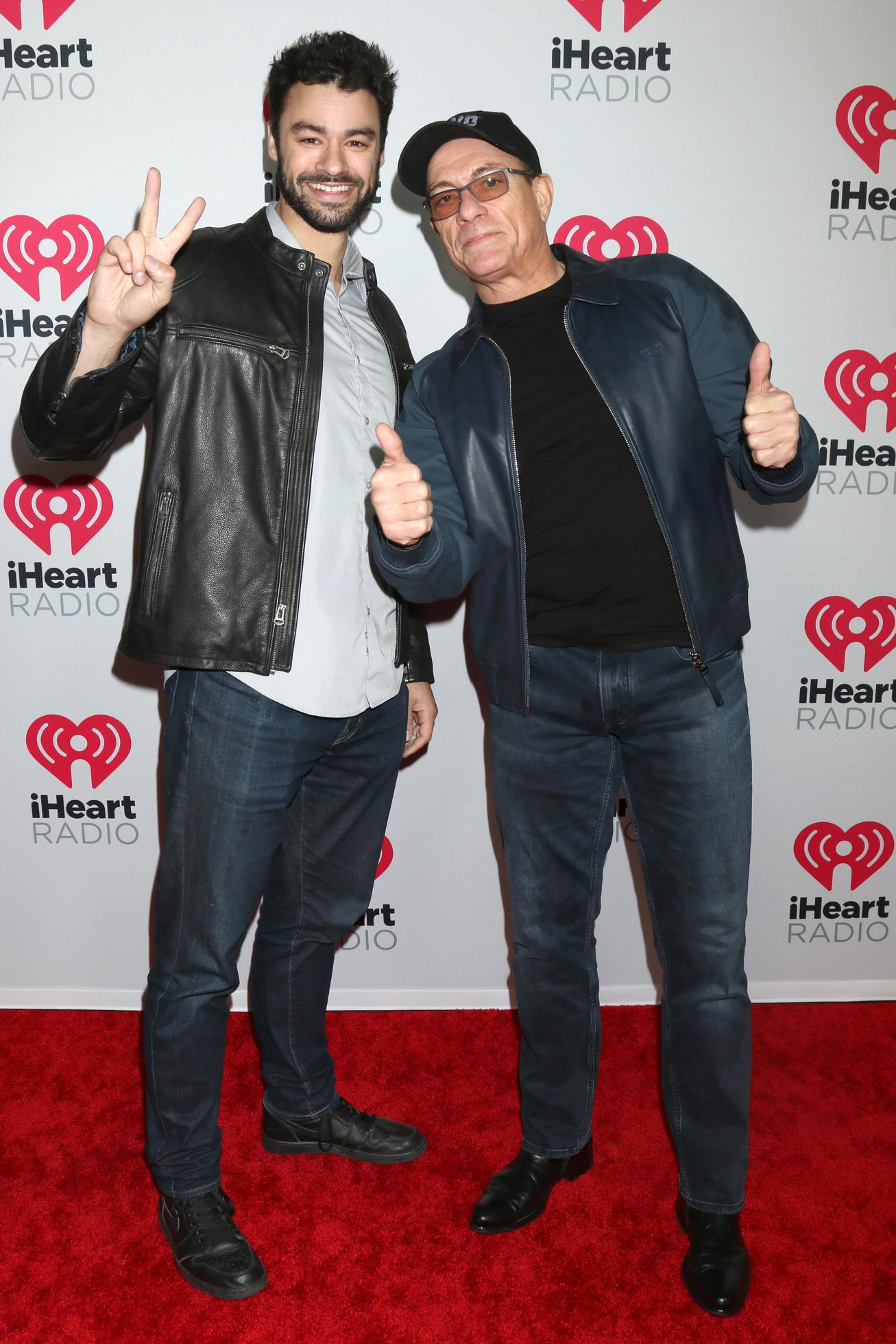LOS ANGELES - JAN 17 - Kris Van Damme and Jean-Claude Van Damme at the