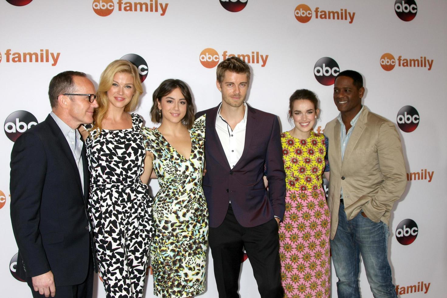 LOS ANGELES - AUG 4 - Clark Gregg, Adrianne Palicki, Chloe Bennet, Elizabeth Henstridge at the ABC TCA Summer Press Tour 2015 Party at the Beverly Hilton Hotel on August 4, 2015 in Beverly Hills, CA photo