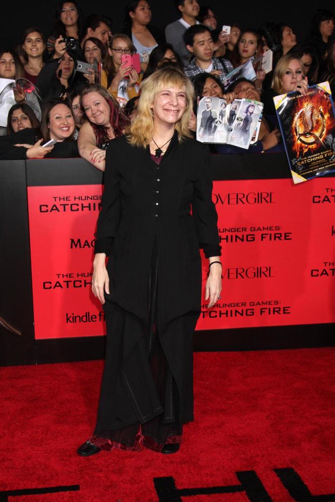 LOS ANGELES - NOV 18 - Amanda Plummer at the The Hunger Games - Catching Fire Premiere at Nokia Theater on November 18, 2013 in Los Angeles, CA photo