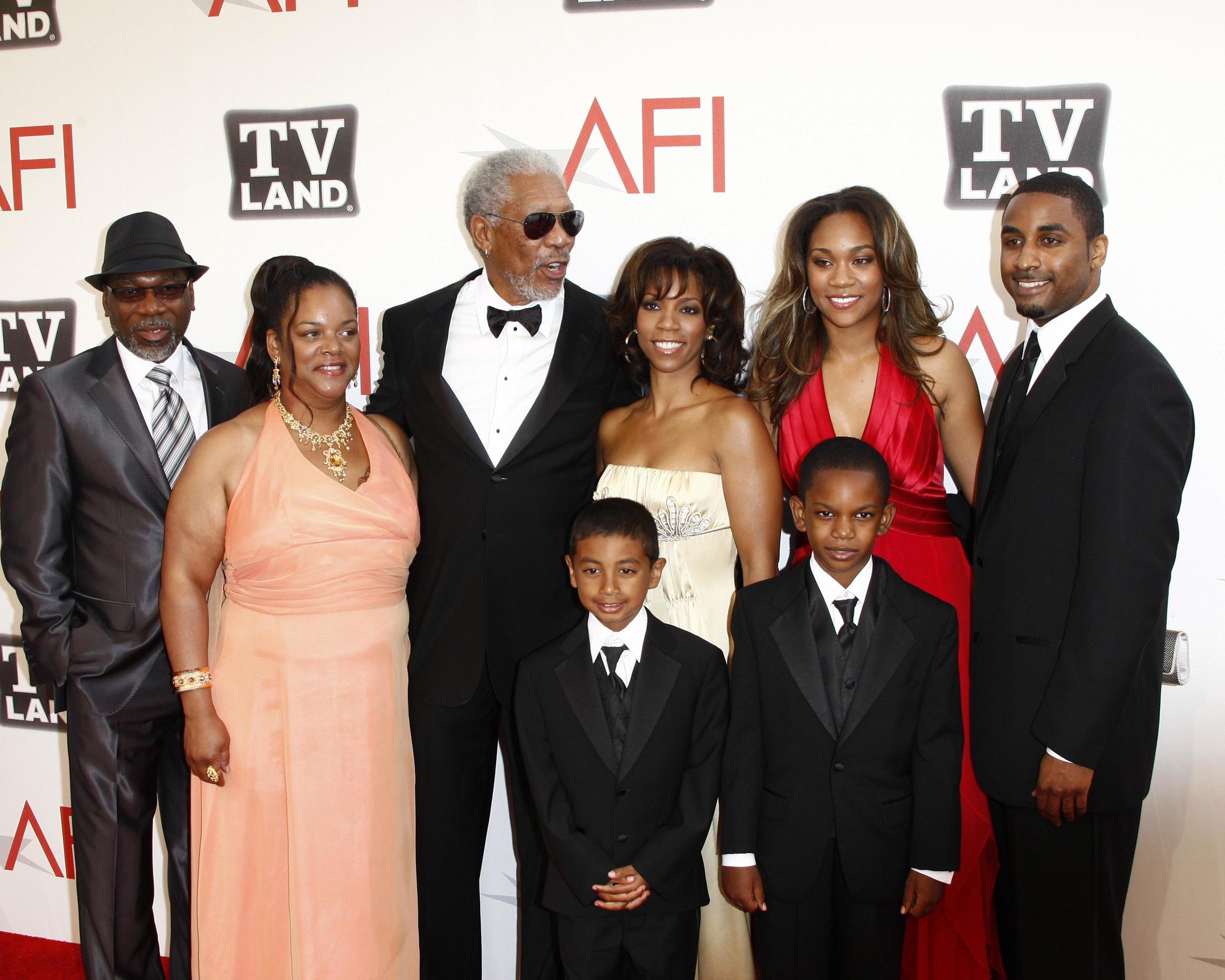LOS ANGELES JUN 9 Freeman and family arriving at the 39th