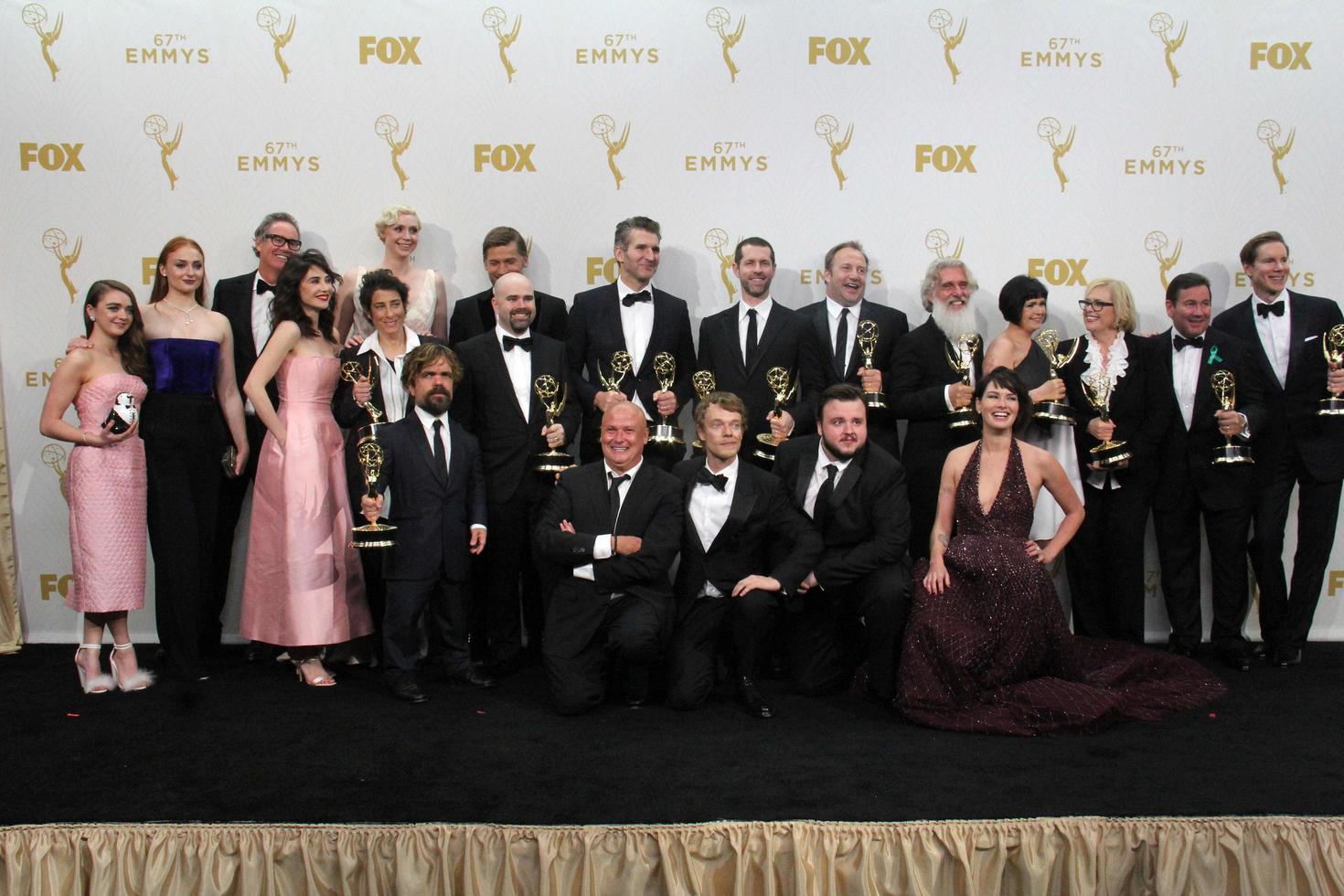 LOS ANGELES - SEP 20 - Game of Thrones Cast and Producers at the Primetime Emmy Awards Press Room at the Microsoft Theater on September 20, 2015 in Los Angeles, CA photo