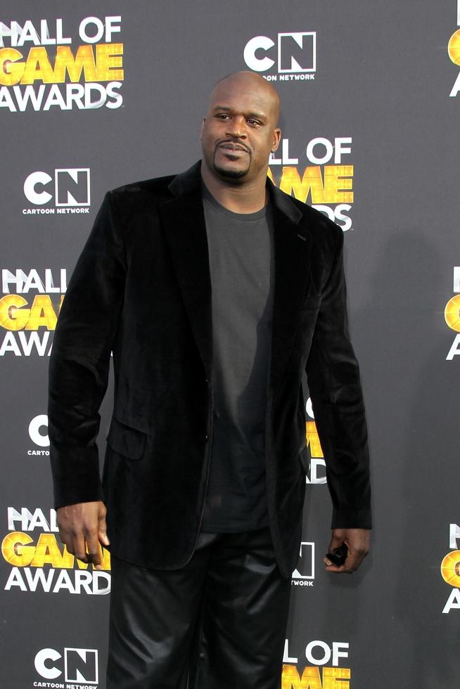 LOS ANGELES - FEB 18 - Shaquille O Neal at the 2012 Cartoon Network Hall of Game Awards at the Barker Hanger on February 18, 2012 in Santa Monica, CA photo