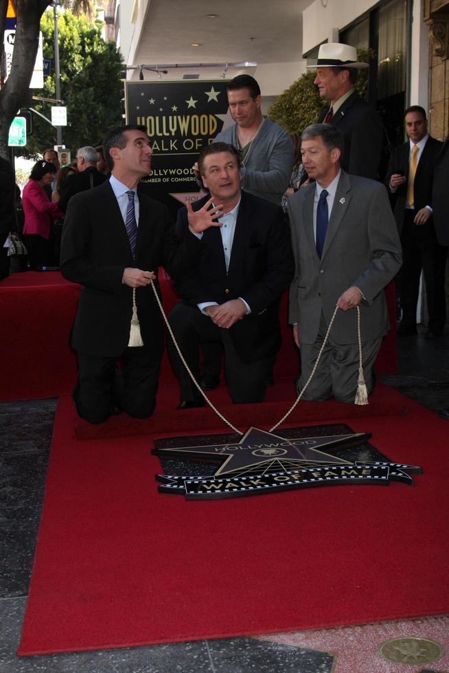 LOS ANGELES - FEB 14 - Alec Baldwin at the Walk of Fame Star Ceremony for Alec Baldwin at Beso Resturant on February 14, 2011 in Los Angeles, CA photo