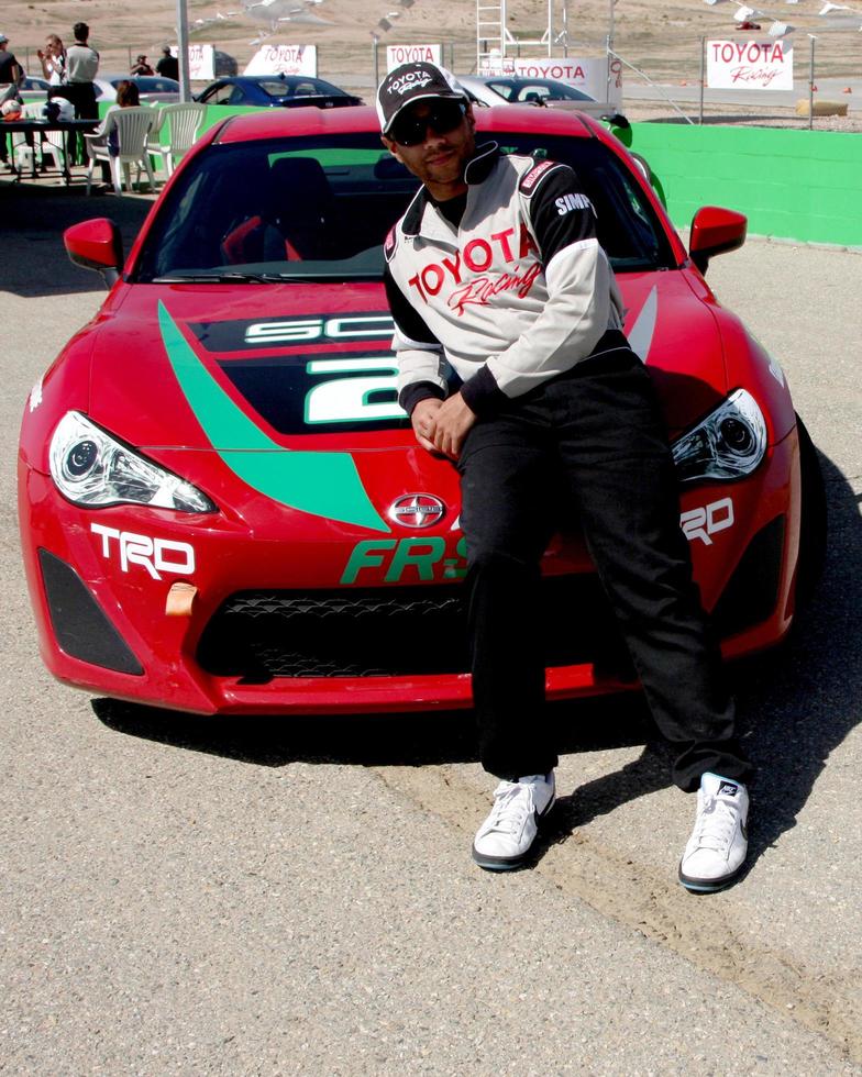 LOS ANGELES - MAR 15 - Corbin Bleu at the Toyota Grand Prix of Long Beach Pro-Celebrity Race Training at Willow Springs International Speedway on March 15, 2014 in Rosamond, CA photo