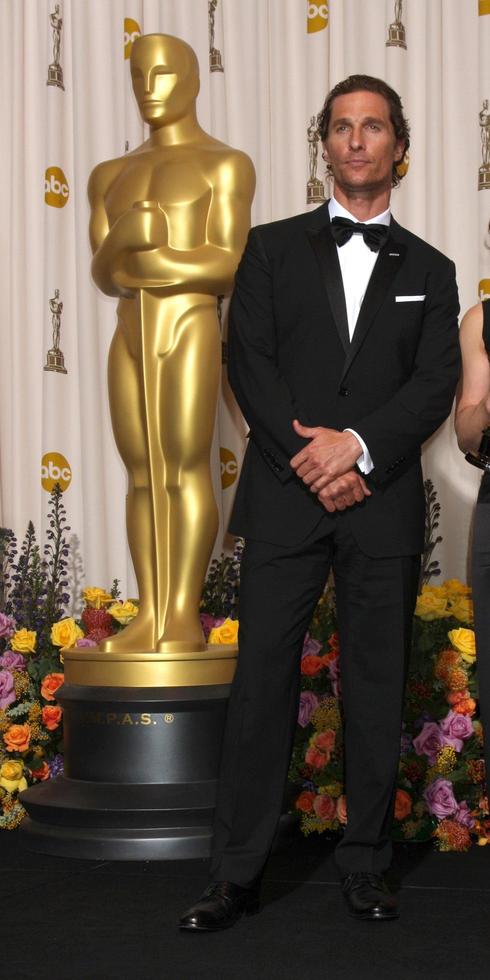 LOS ANGELES - 27 - Matthew McConoughey in the Press Room at the 83rd Academy Awards at Kodak Theater, Hollywood and Highland on February 27, 2011 in Los Angeles, CA photo