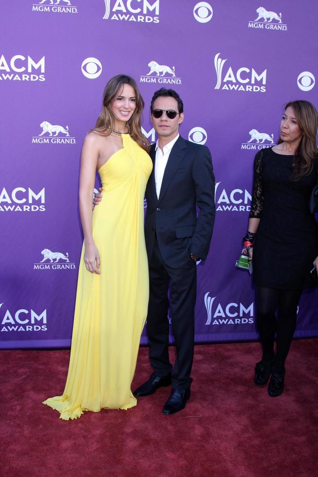 LAS VEGAS - APR 1 - Shannon de Lima Marc Anthony arrives at the 2012 Academy of Country Music Awards at MGM Grand Garden Arena on April 1, 2010 in Las Vegas, NV photo