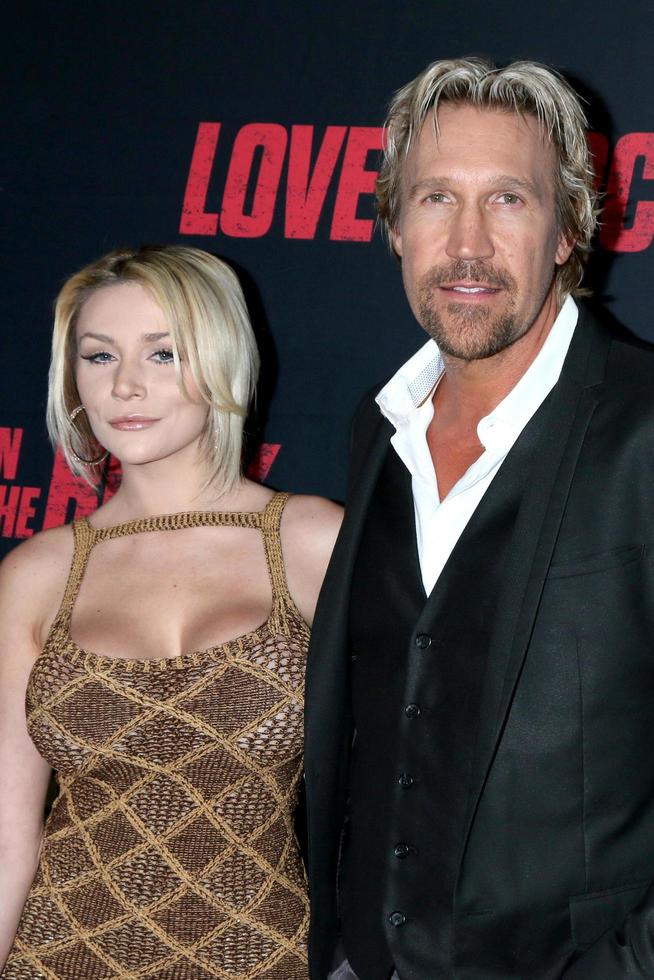 LOS ANGELES - OCT 13 - Courtney Stodden, David A.R. White at the Love on the Rock Screening and Kira Reed Lorsch Birthday Celebration at the Universal Hilton Hotel on October 13, 2021 in Los Angeles, CA photo
