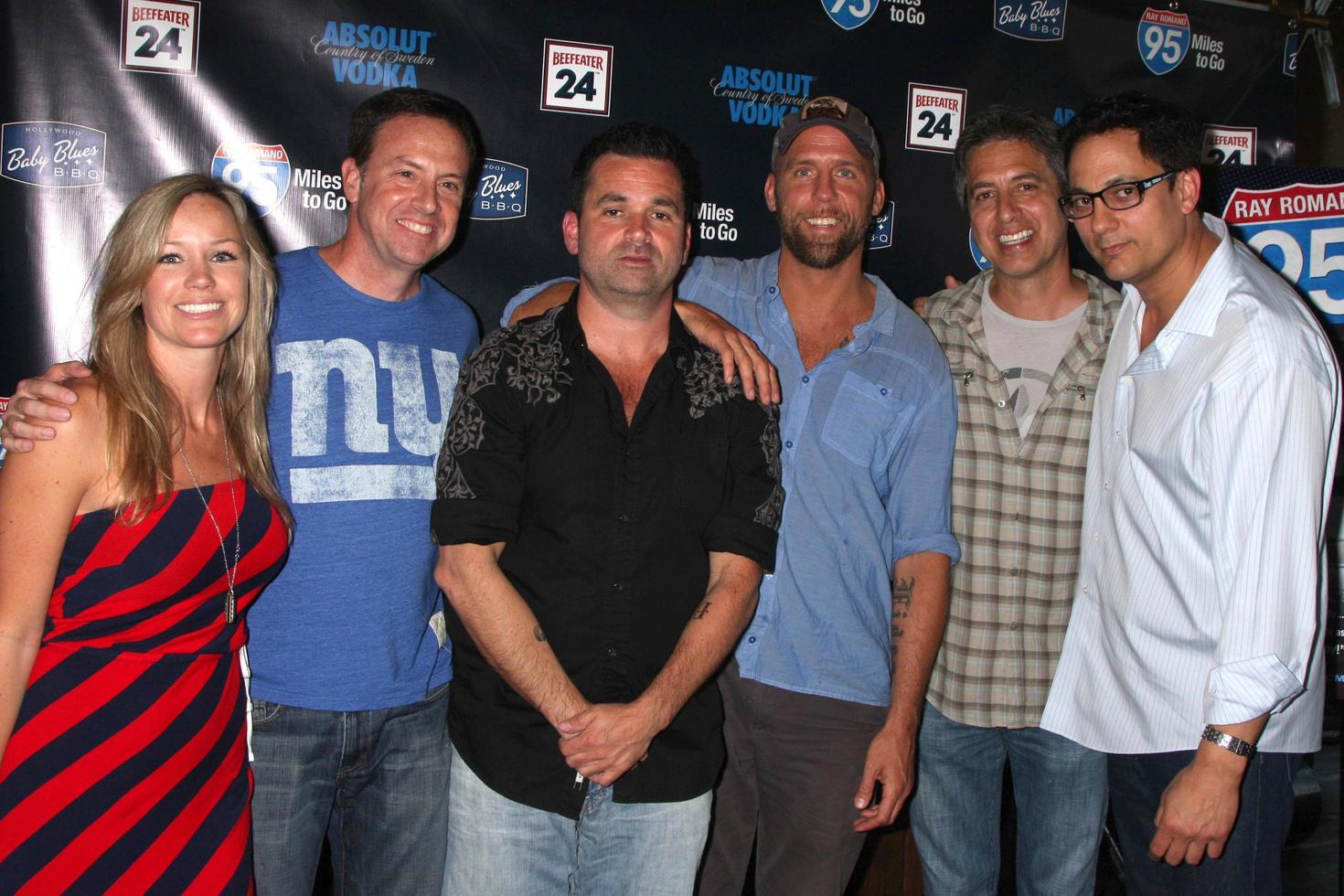 LOS ANGELES - MAY 31 - Ray Romano, Tom Caltabiano, Guests celebrating the DVD release of 95 Miles to Go at Baby Blues BBQ Resturant on May 31, 2012 in Hollywood, CA photo