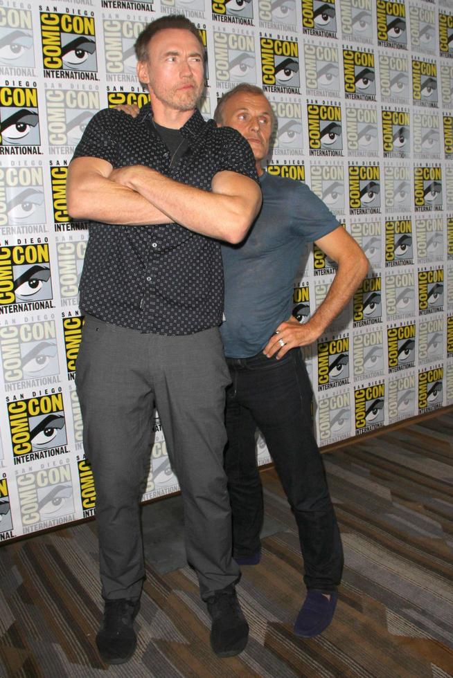 san diego - 20 de julio kevin durand, richard sammel en el primer día de comic-con en comic-con international el 20 de julio de 2017 en san diego, ca foto