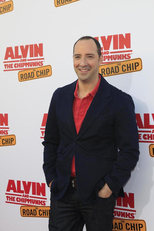 LOS ANGELES - DEC 12 - Tony Hale at the Alvin And The Chipmunks - The Road Chip Los Angeles Premiere at the Zanuck Theater, 20th Century Fox Lot on December 12, 2015 in Los Angeles, CA photo
