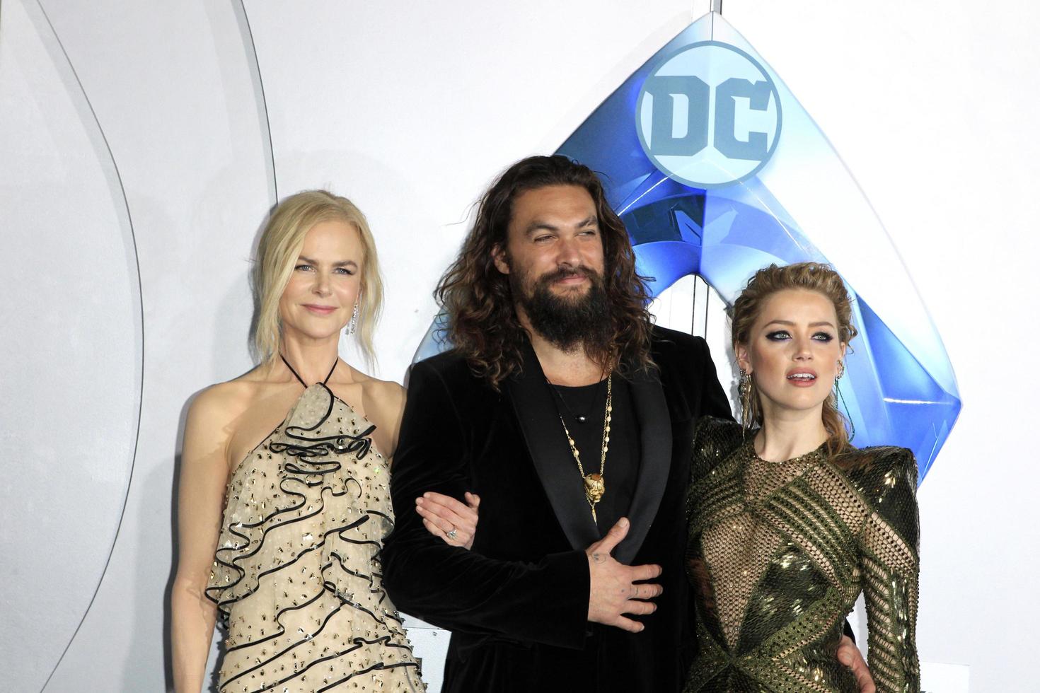 los angeles - 12 de diciembre - nicole kidman, jason momoa, ámbar oído en el estreno de aquaman en el teatro chino tcl imax el 12 de diciembre de 2018 en los angeles, ca foto