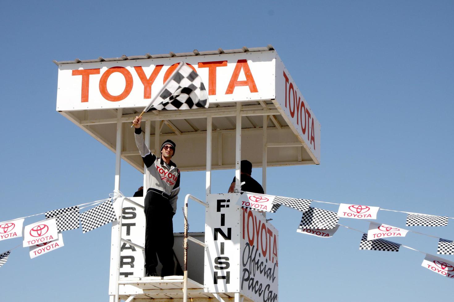 LOS ANGELES - MAR 15 - Adrien Brody at the Toyota Grand Prix of Long Beach Pro-Celebrity Race Training at Willow Springs International Speedway on March 15, 2014 in Rosamond, CA photo