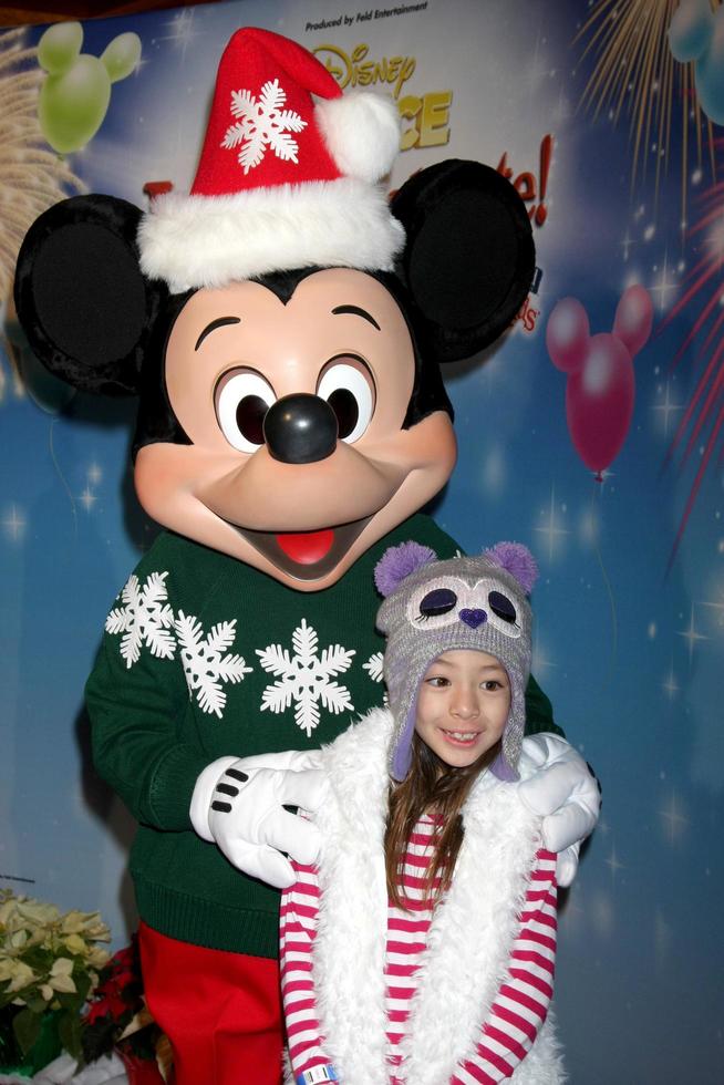 LOS ANGELES - DEC 11 - Aubrey Anderson-Emmons at the Disney on Ice Red Carpet Reception at the Staples Center on December 11, 2014 in Los Angeles, CA photo