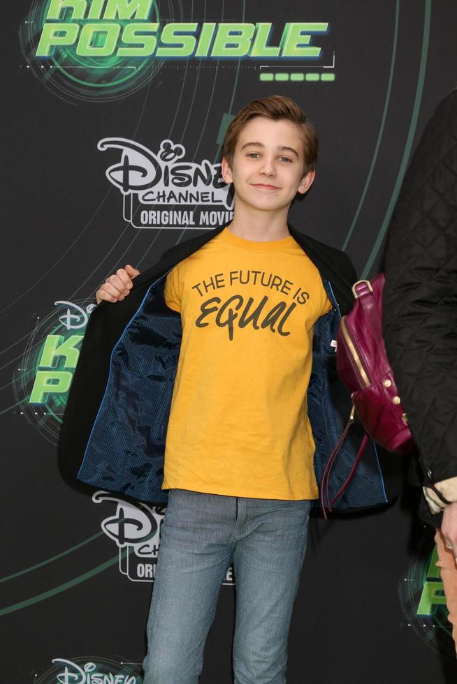 LOS ANGELES - FEB 12 - Parker Bates at the Kim Possible Premiere Screening at the TV Academy on February 12, 2019 in Los Angeles, CA photo