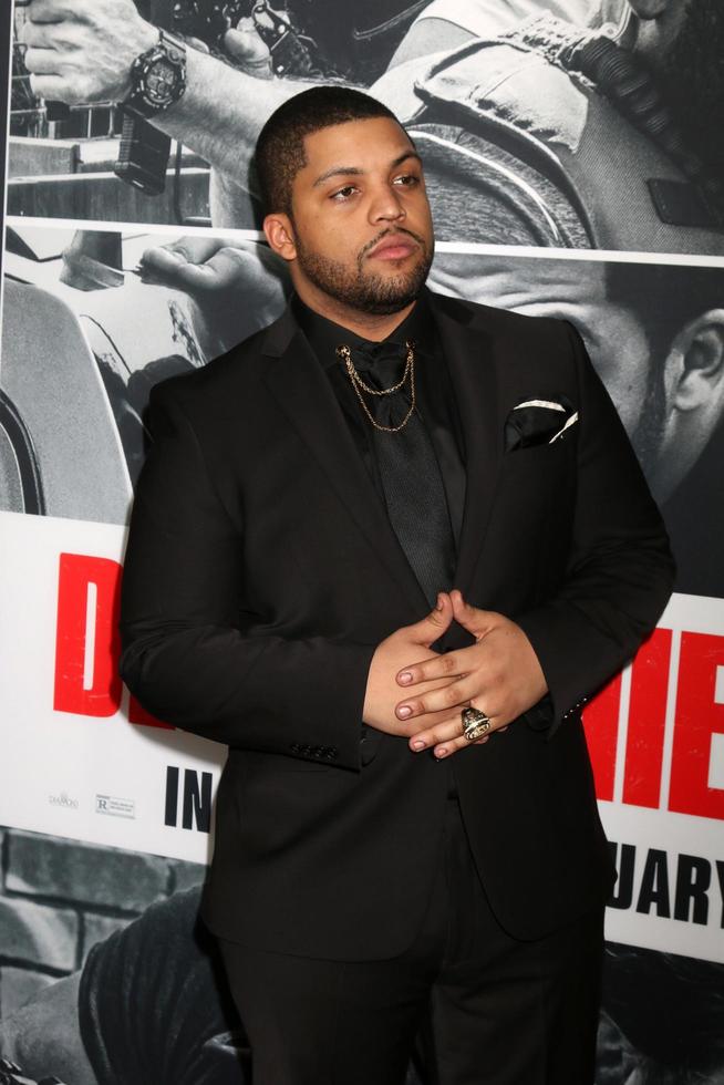 LOS ANGELES - JAN 17 - O Shea Jackson Jr at the Den of Thieves Premiere at Regal LA Live Theaters on January 17, 2018 in Los Angeles, CA photo