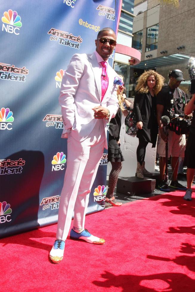 LOS ANGELES - FEB 8 - Nick Cannon at the America s Got Talent Photocall at the Dolby Theater on April 8, 2015 in Los Angeles, CA photo