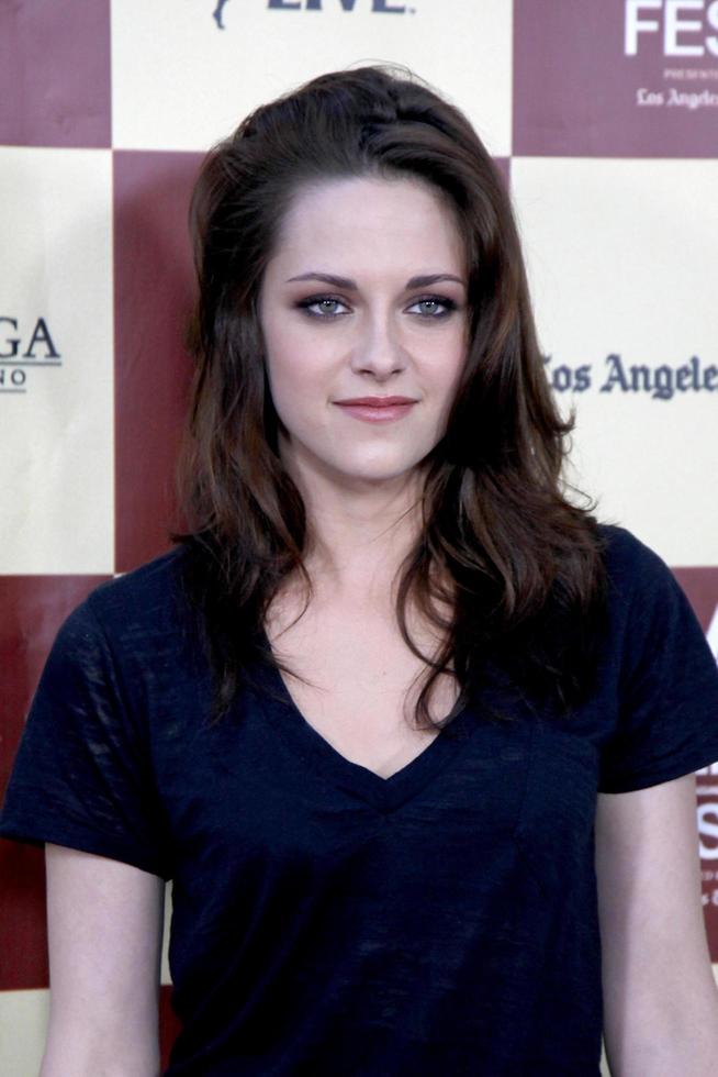 LOS ANGELES - JUN 21 - Kristen Stewart arriving at A Better Life World Premiere Gala Screening t the 2011 Los Angeles Film Festival at Regal Cinemas L.A. LIVE on June 21, 2011 in Los Angeles, CA photo