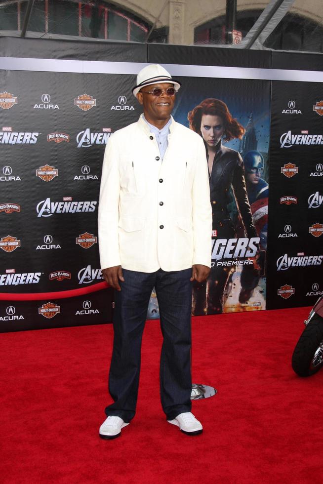 LOS ANGELES - APR 11 - Samuel L. Jackson arrives at The Avengers Premiere at El Capitan Theater on April 11, 2012 in Los Angeles, CA photo