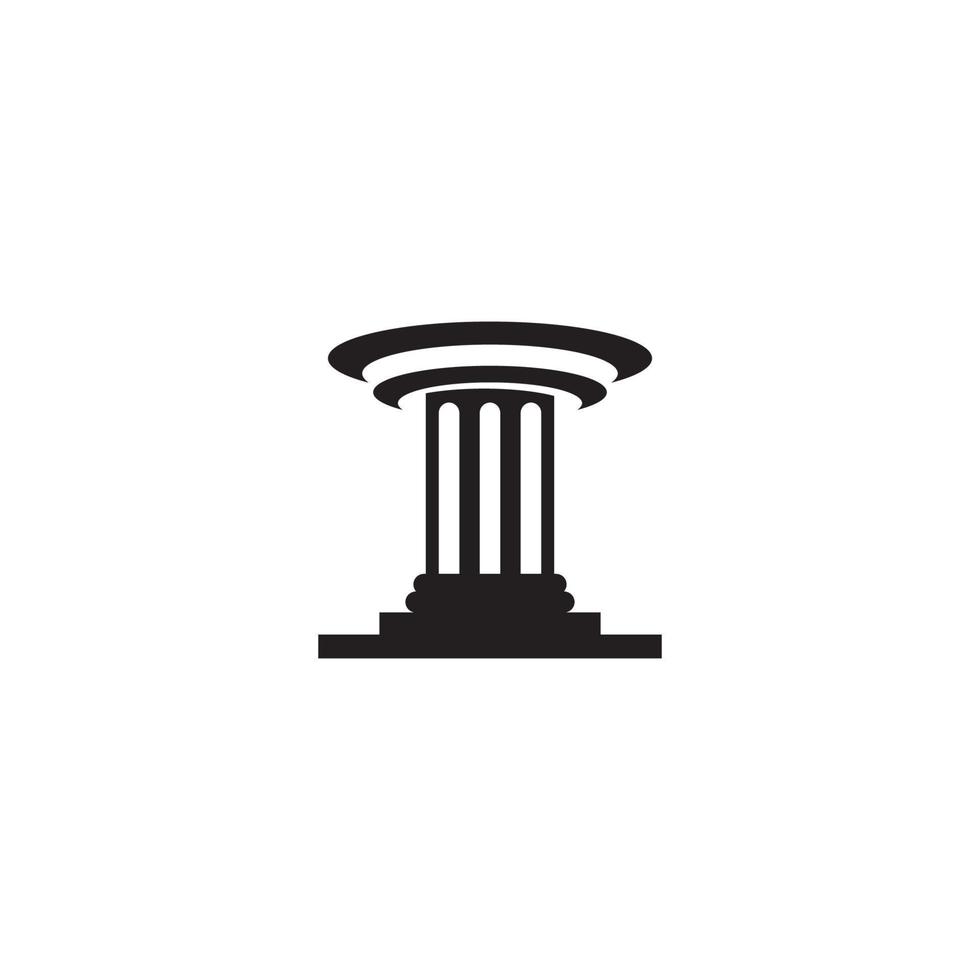 Column icon Template vector illustration